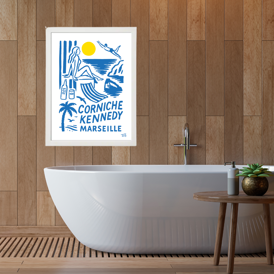 Affiche Corniche Kennedy
