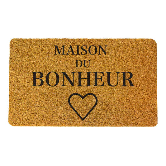 Paillasson maison du bonheur coeur